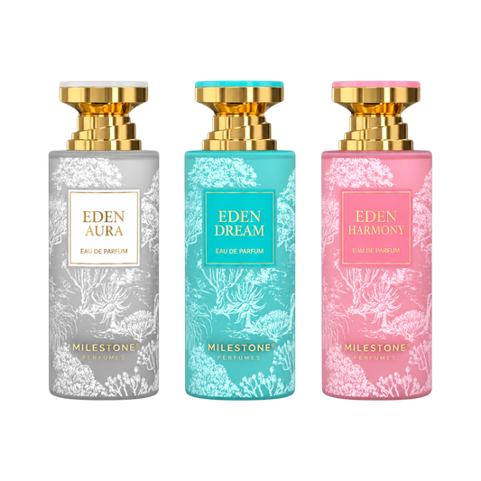 Eden By Milestone Combo 3 Pcs 3.4 Oz EDP