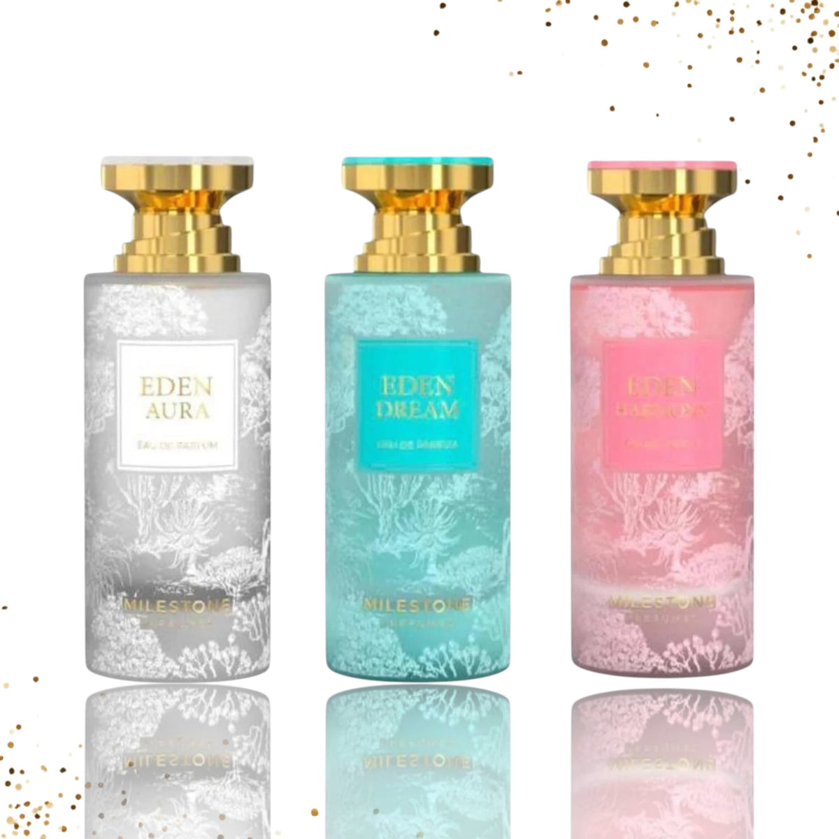 Eden By Milestone Combo 3 Pcs 3.4 Oz EDP