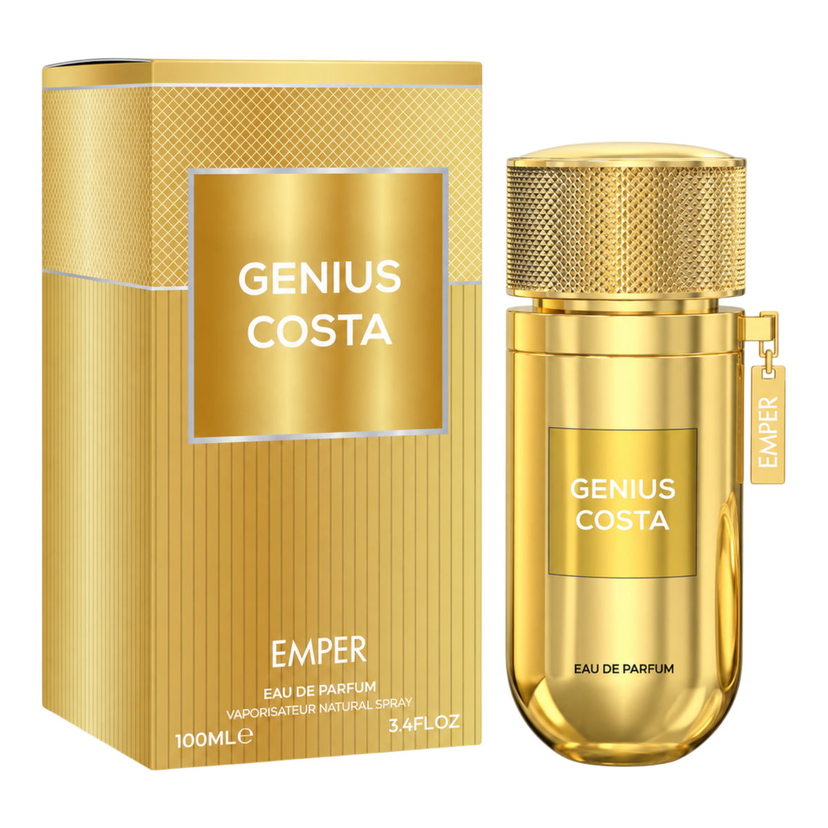 Genius Costa by Emper Eau de Parfum 3.4 Oz