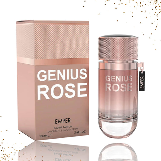 Genius Rose by Emper Eau de Parfum 3.4 Oz