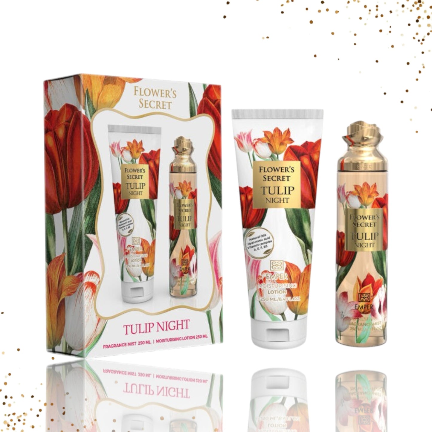 Gift Set Flower's Secret Tulip Night by Emper 2 Pcs