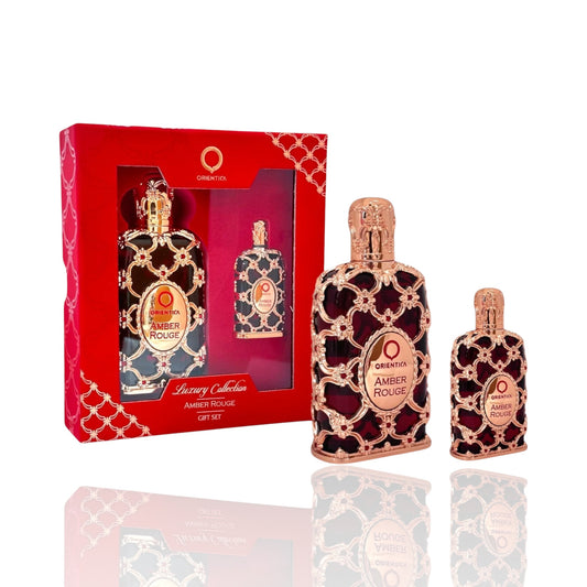 Gift Set Amber Rouge by Orientica 2 Pcs EDP