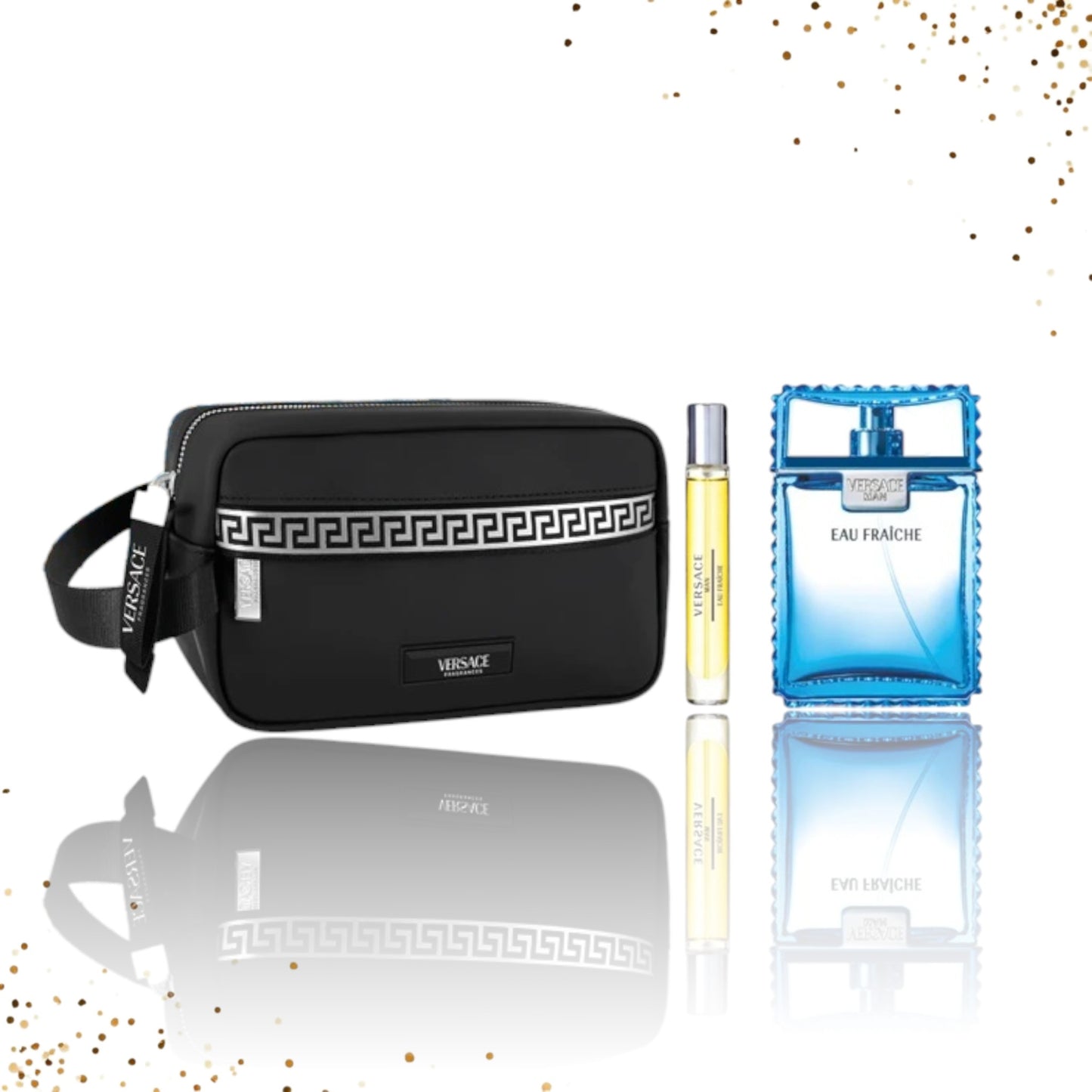 Gift Set Eau Fraiche By Versace 3 Pcs EDP