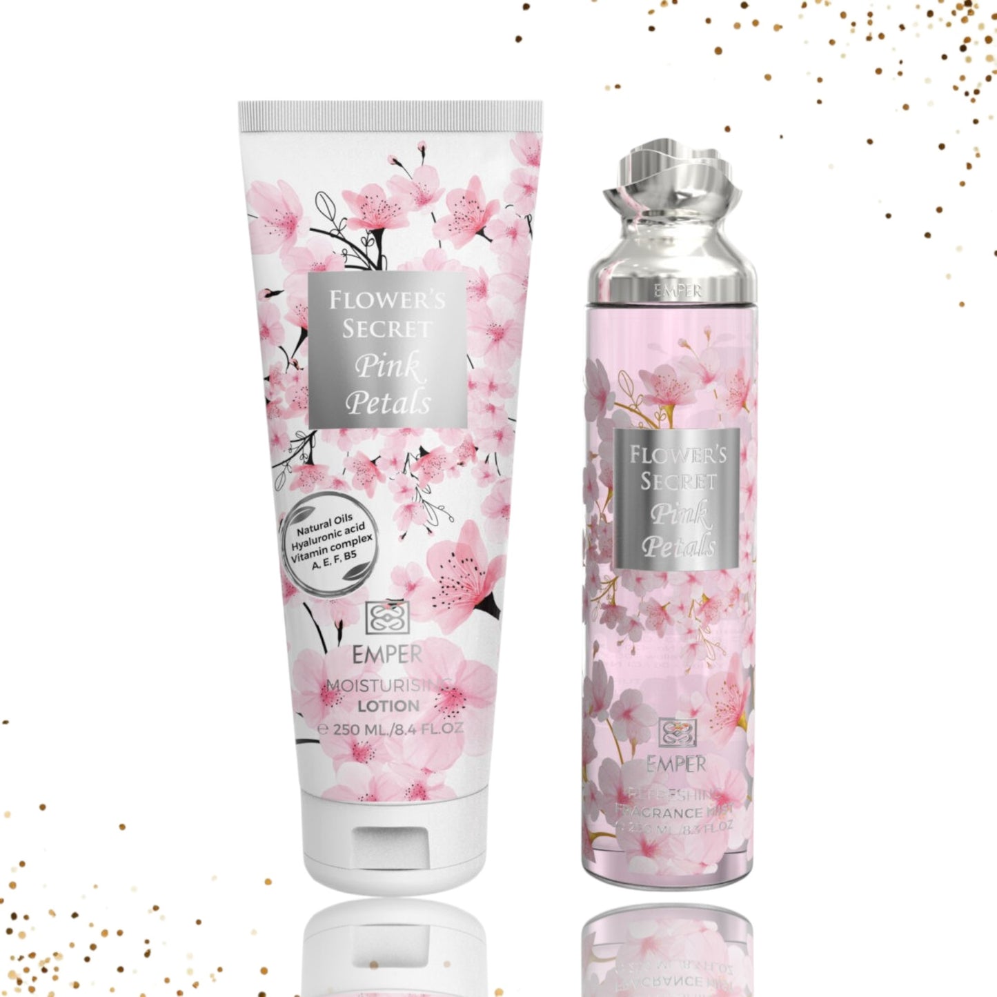 Gift Set Flower's Secret Pink Petals by Emper 2 Pcs