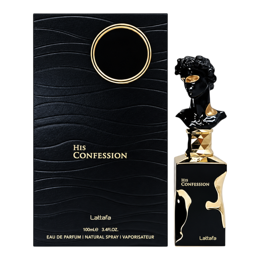 His Confession by Lattafa EDP 3.4 oz