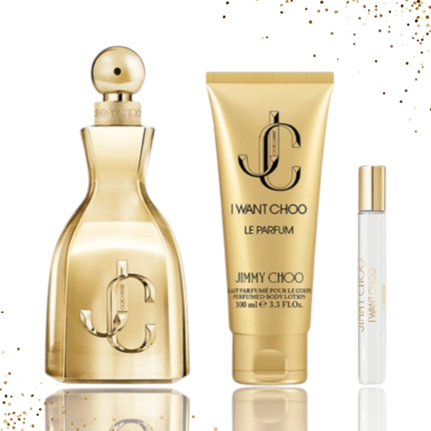 I Want Choo Le Parfum by Jimmy Choo Gift Set 3 Pcs
