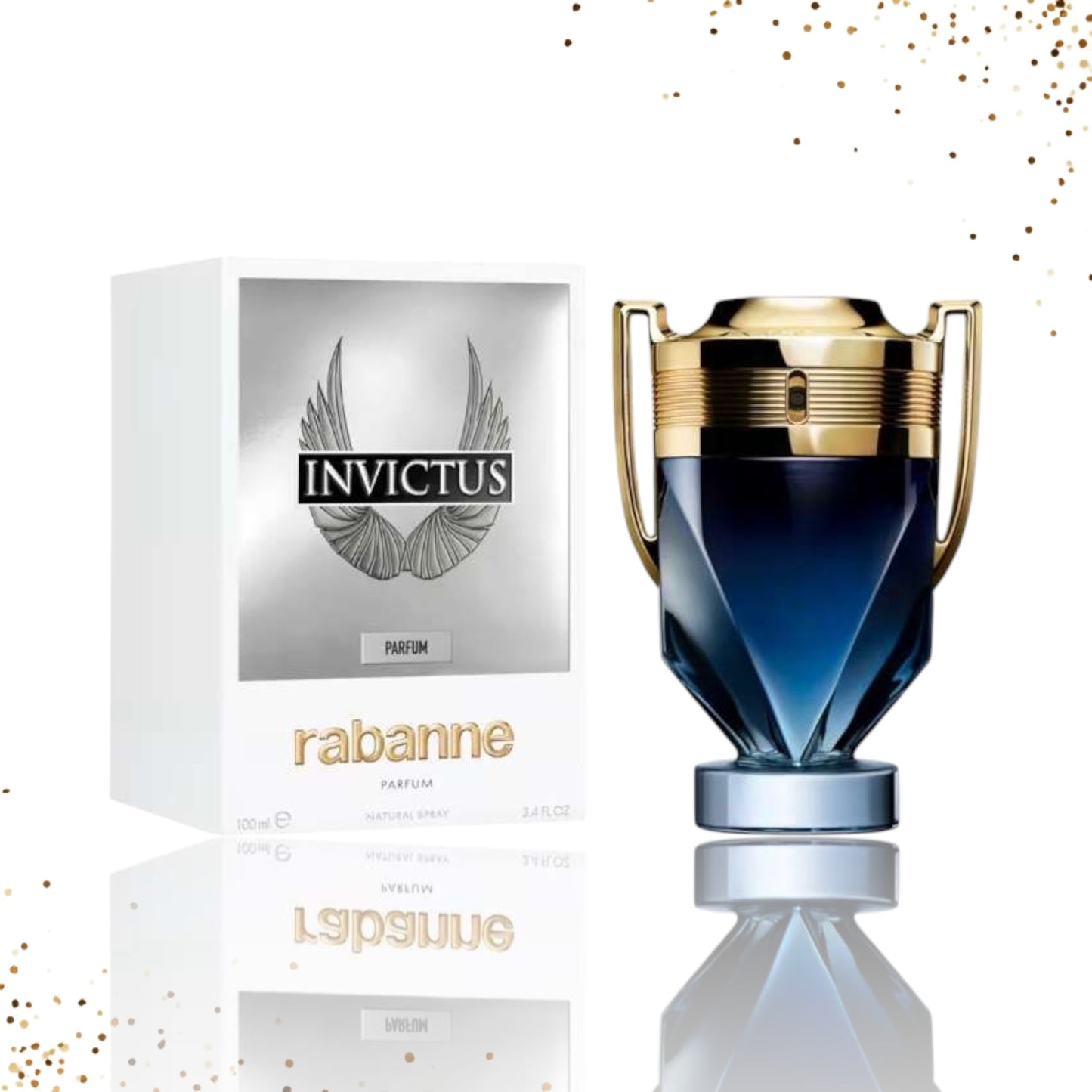 Invictus Parfum By Paco Rabanne 3.4 Oz