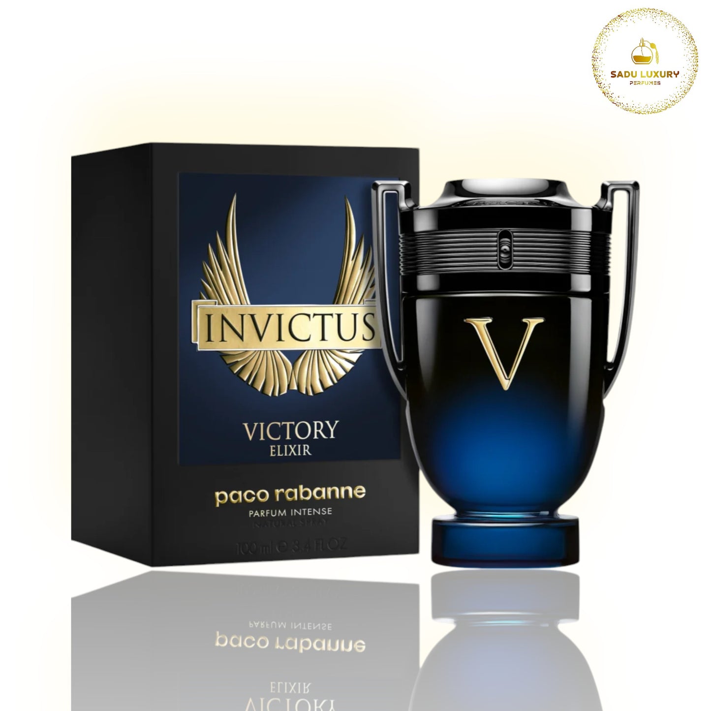 Men's Invictus Victory Elixir Parfum Intense By Paco Rabanne , 3.4 oz.