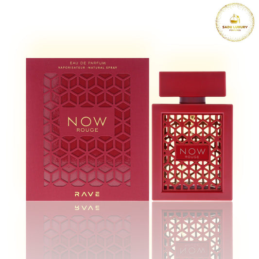 NOW Rouge Eau De Parfum By RAVE 100ml 3.4 FL OZ