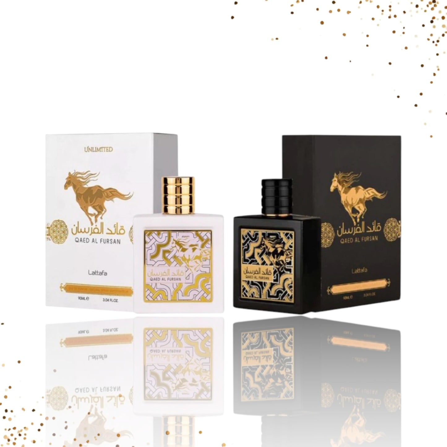 Qaed Al Fursan By Lattafa Combo 2 Pcs 3.4 Oz EDP