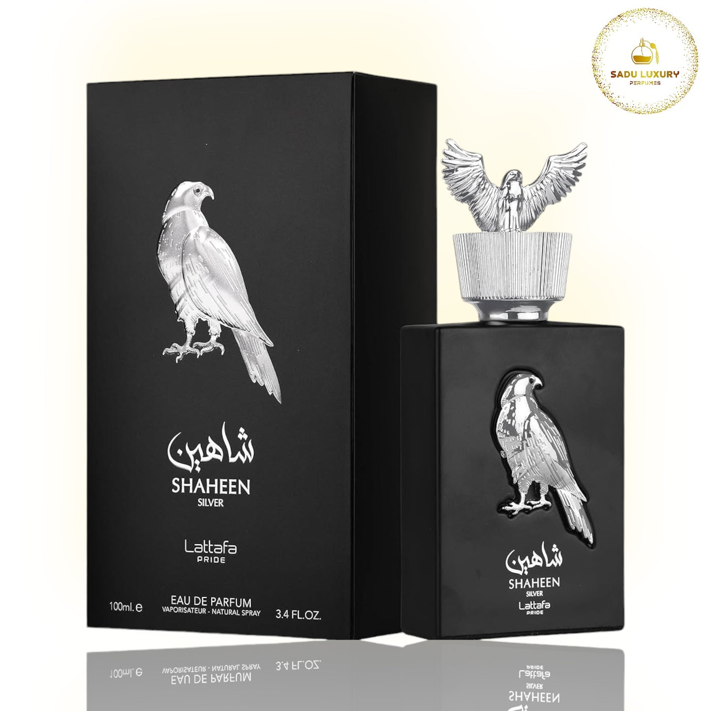 SHAHEEN Silver By LATTAFA PRIDE Eau De Parfum Spray 3.4 oz 100 ml