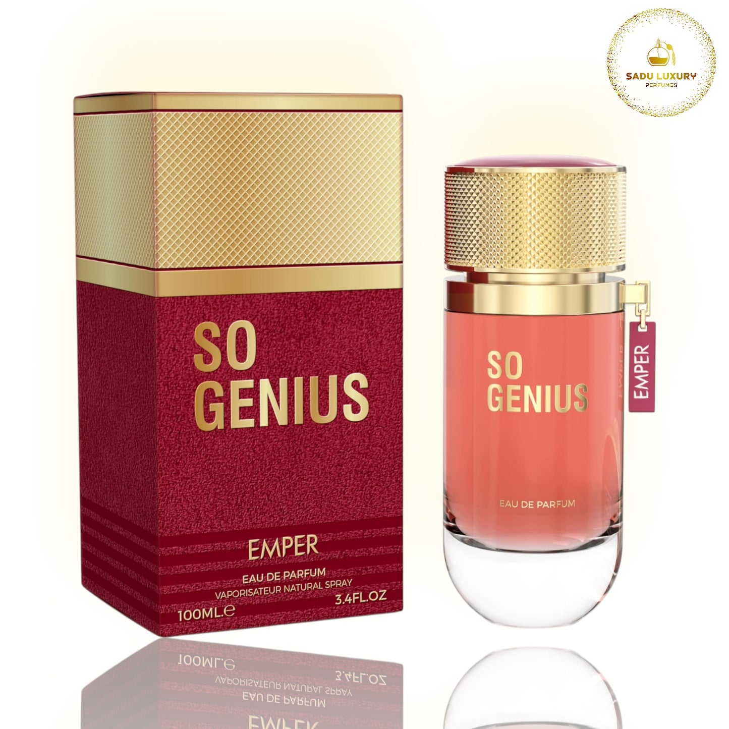 SO Genius by Emper Eau de Parfum  3.4 Oz