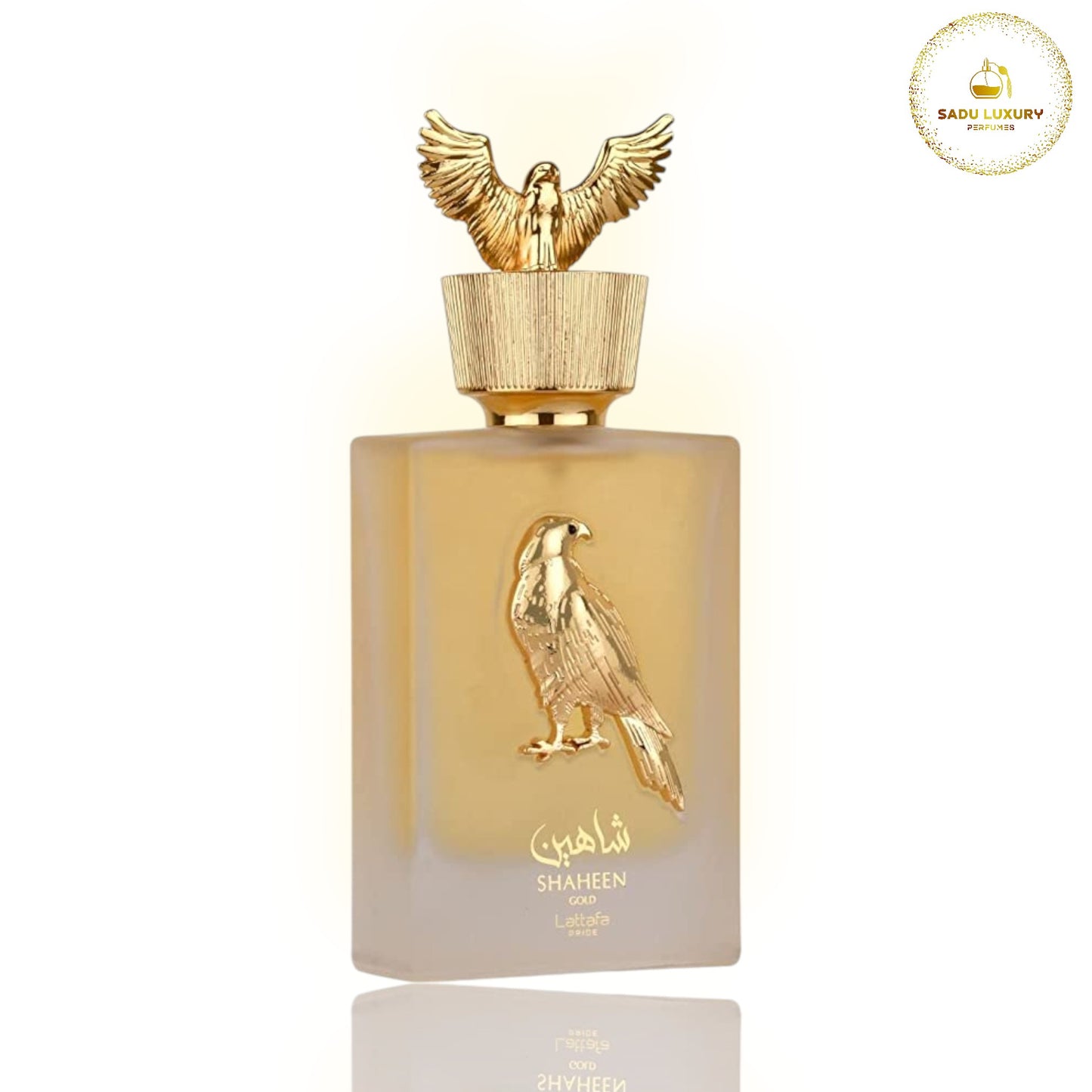 Shaheen Gold by Lattafa Unisex Eau de Parfum Spray, 3.4 Ounce