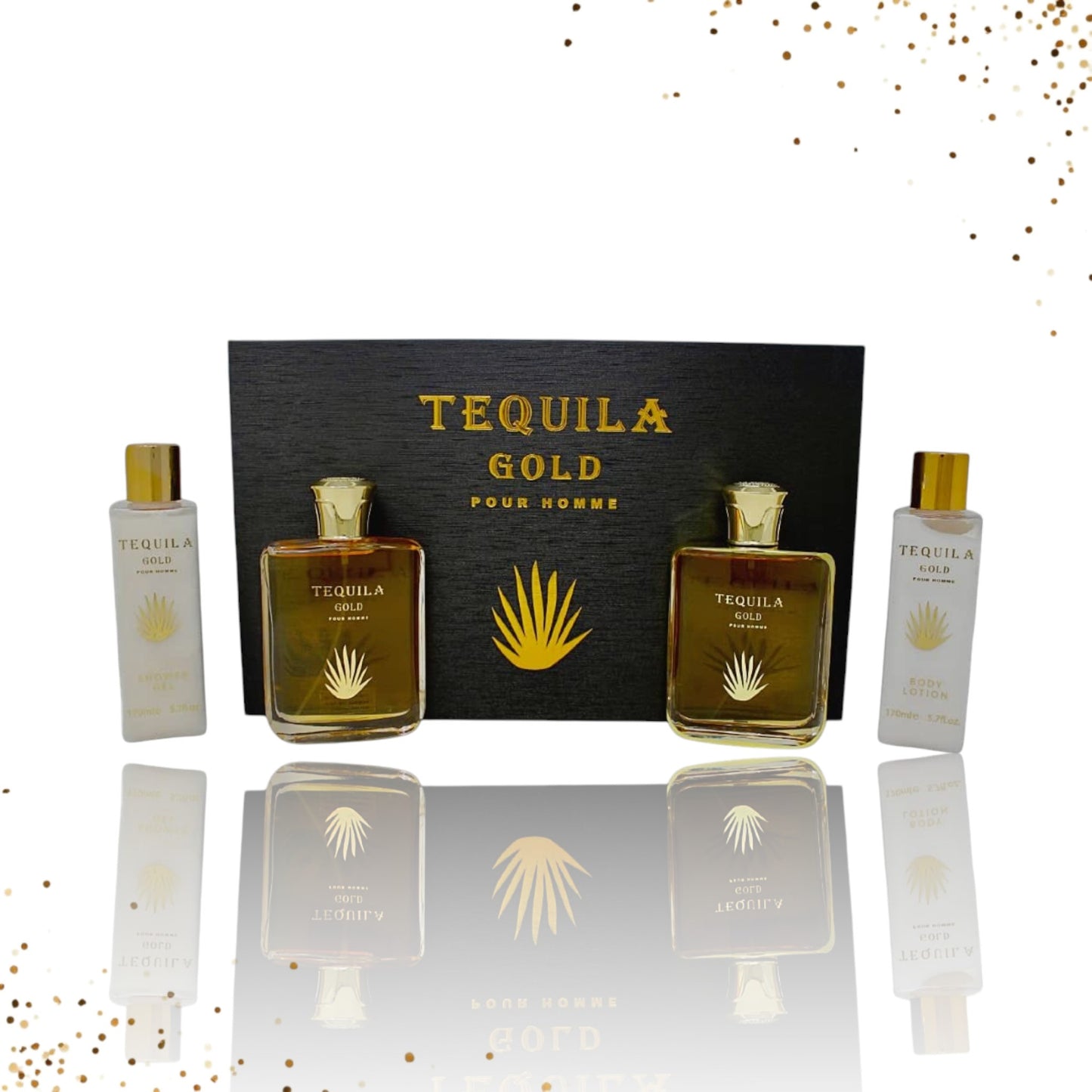 Tequila Gold Pour Homme Gift Set 4 Pcs EDP