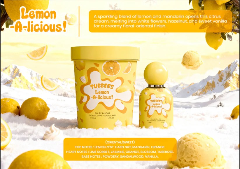 Tubbees Lemon Alicious By Grandeur – SADULUXURY PERFUMES