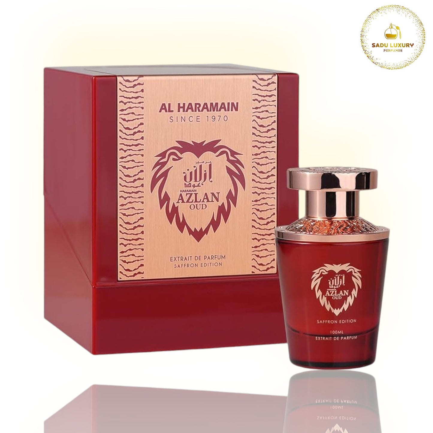 Al Haramain Azlan Oud Saffron Edition Extrait de Parfum Spray 3.4 oz