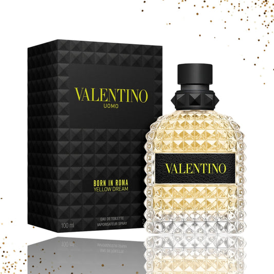 Uomo Born in Roma Yellow Dream By Valentino 3.4 Oz EDT