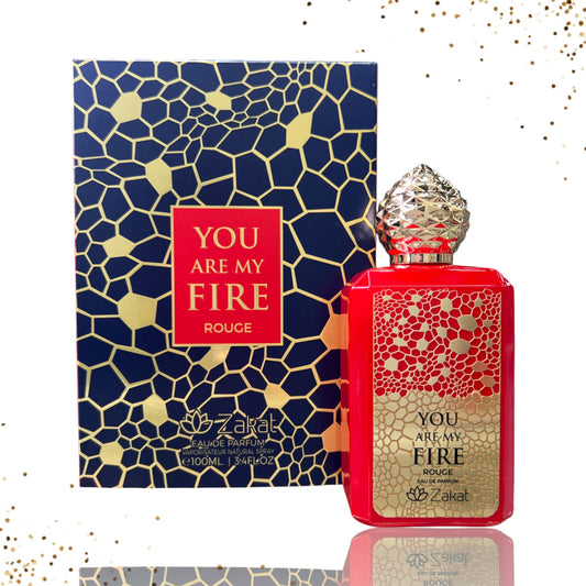 You Are My Fire Rouge By Zakat 3.4 Oz Eau De Parfum