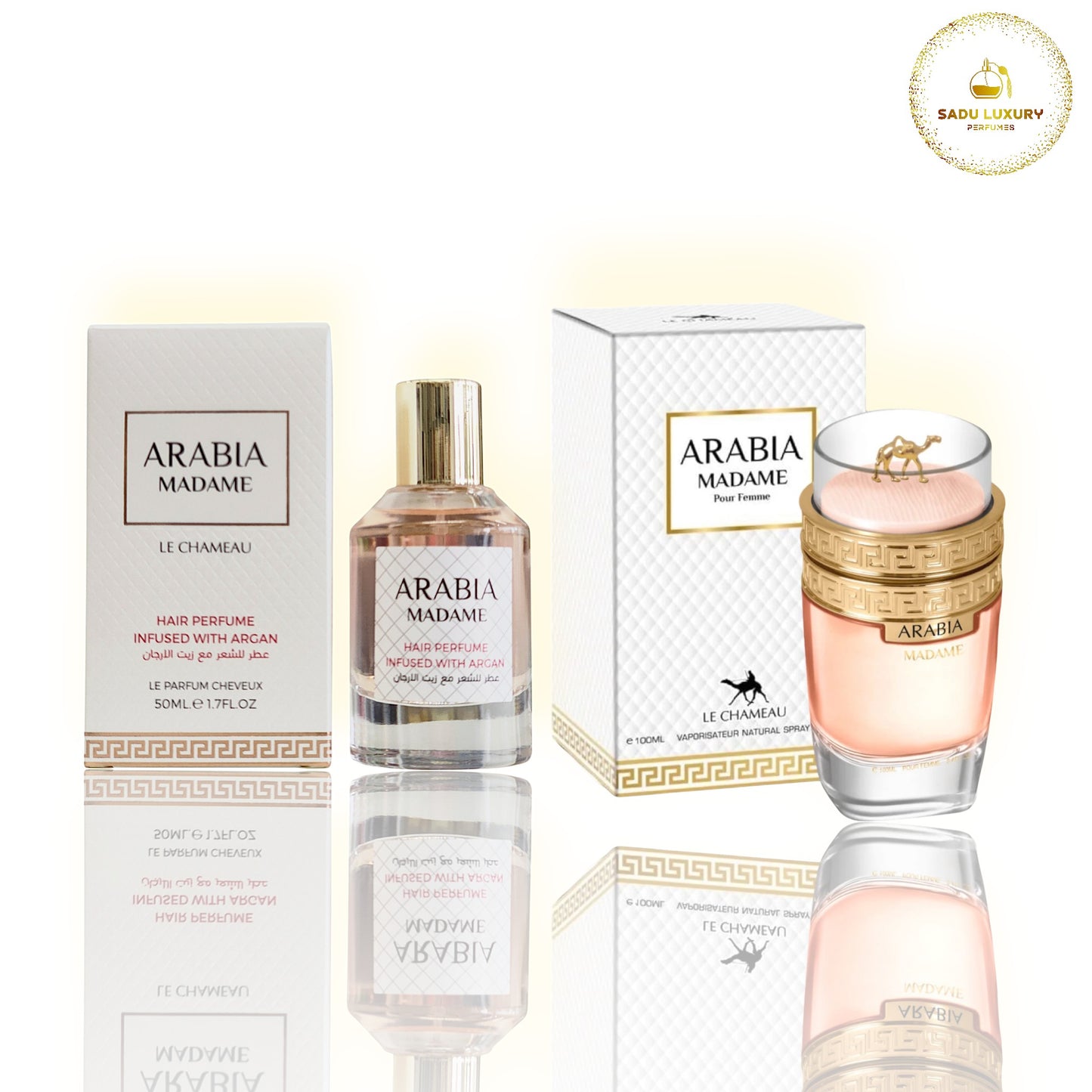 Arabia Madame Edp & Arabia Hair Mist With Argan Combo 2 Pcs