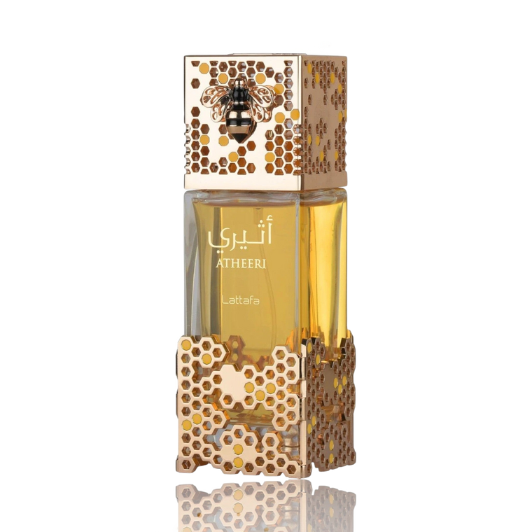 Atheeri by Lattafa 3.4 oz Eau de Parfum bottle