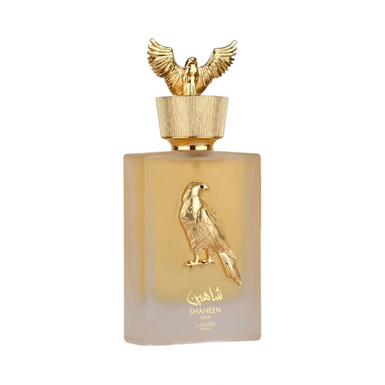 Shaheen Gold by Lattafa Unisex  Eau de Parfum Spray, 3.4 Ounce