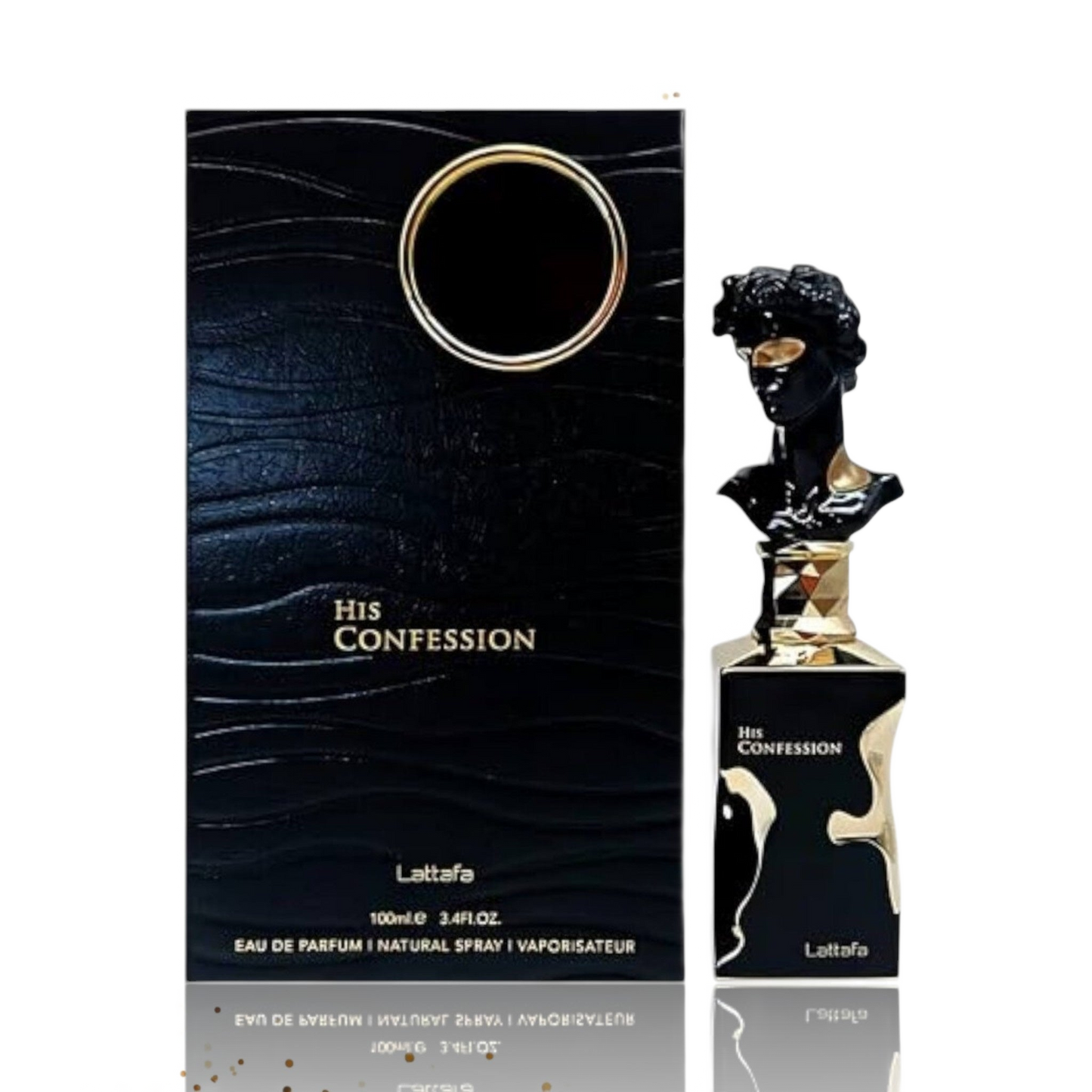 His Confession by Lattafa EDP 3.4 oz