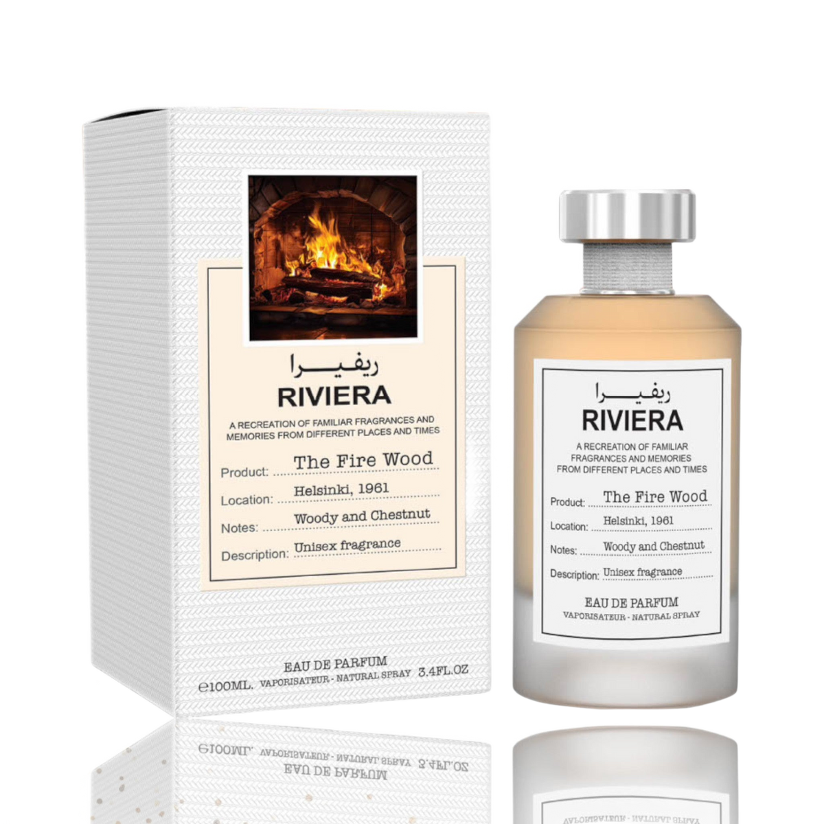 Riviera The Fire Wood by Emper 3.4 Fl Oz Eau de Parfum