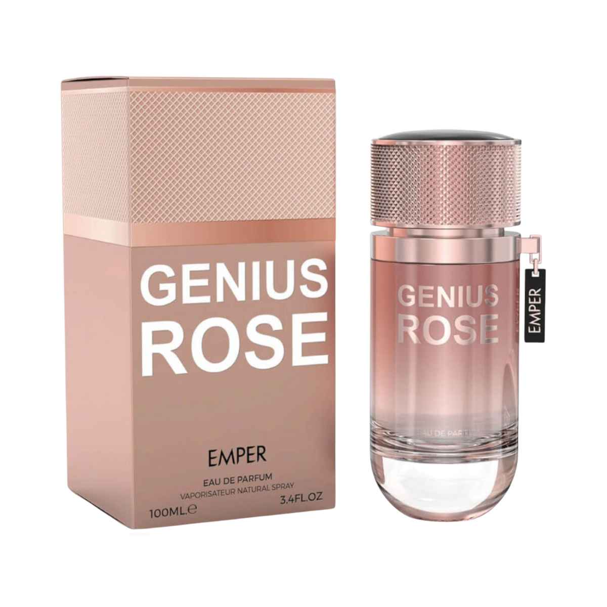 Genius Rose by Emper Eau de Parfum 3.4 Oz
