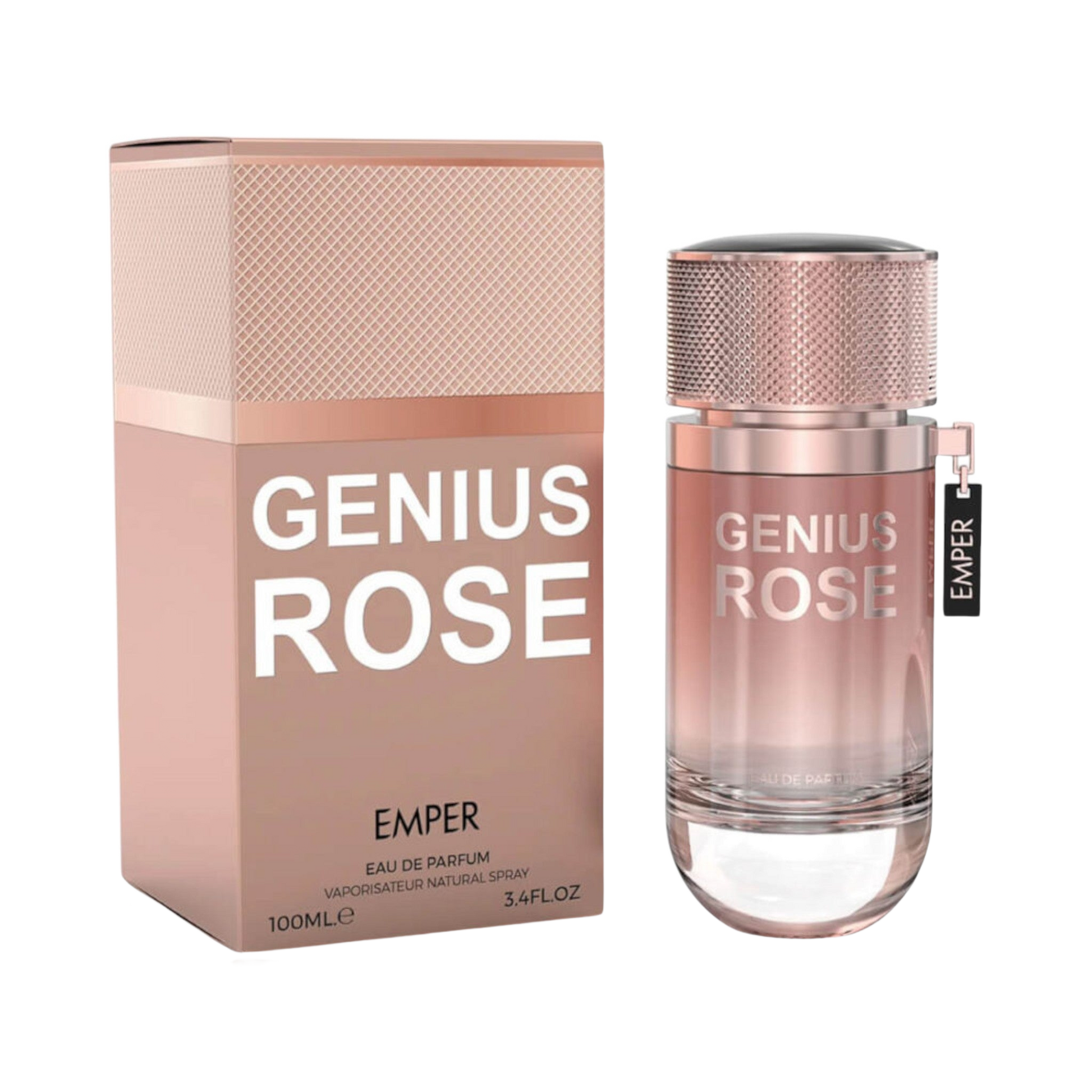 Genius Rose by Emper Eau de Parfum 3.4 Oz