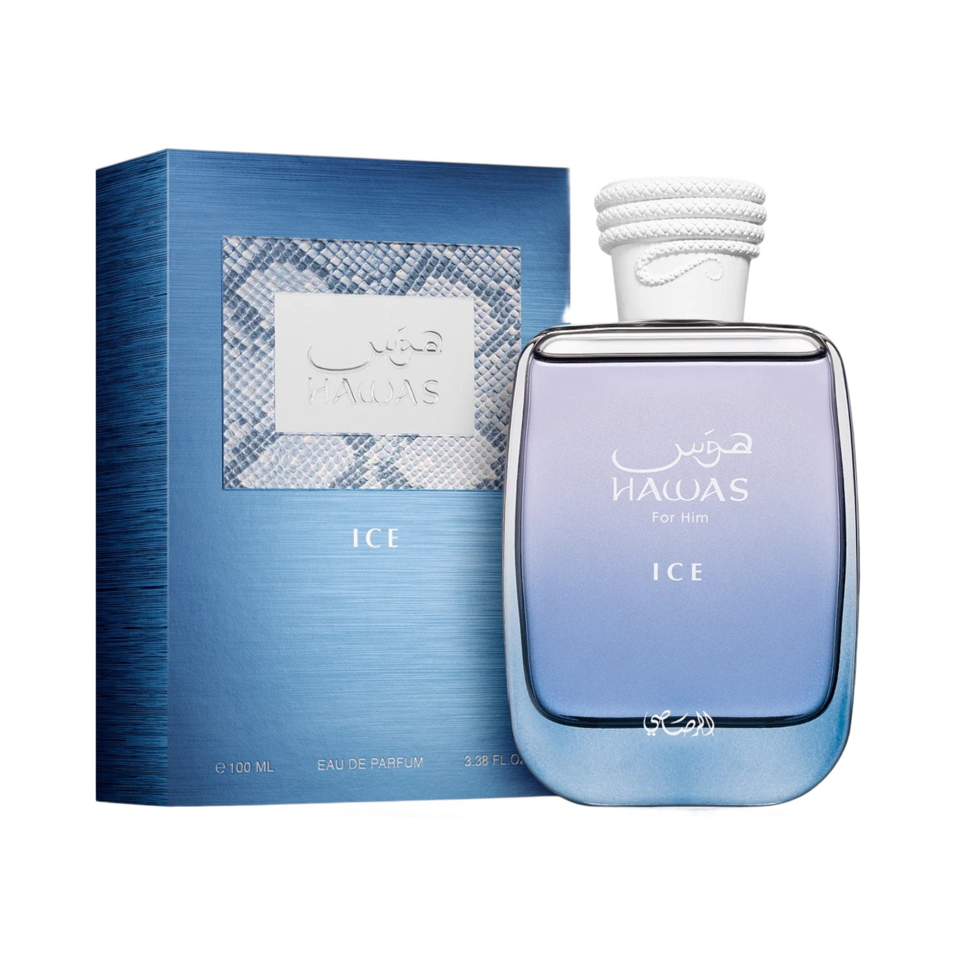 Hawas Ice by Rasasi 3.4oz Eau de Parfum for Men