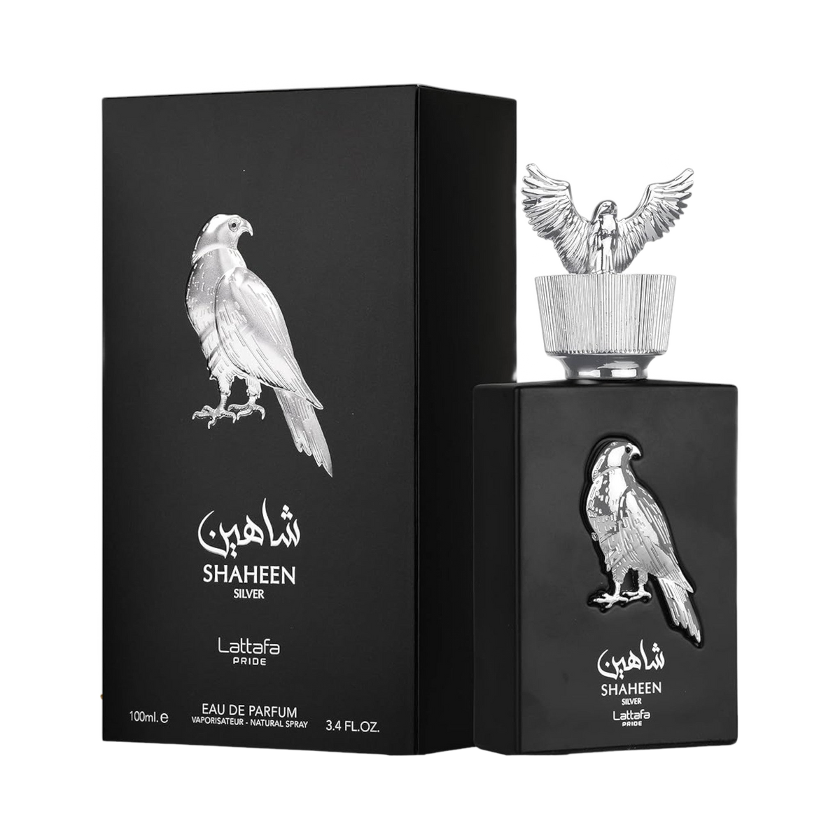 SHAHEEN Silver By LATTAFA PRIDE Eau De Parfum Spray 3.4 oz 100 ml