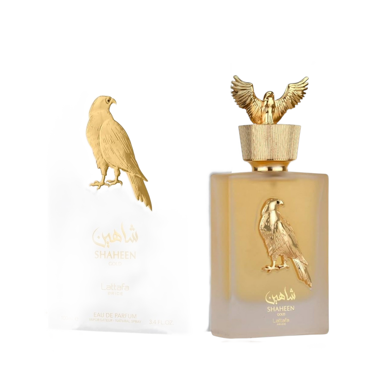 Shaheen Gold by Lattafa Unisex  Eau de Parfum Spray, 3.4 Ounce
