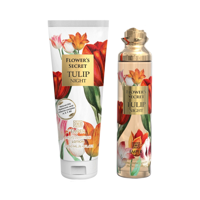 Gift Set Flower's Secret Tulip Night by Emper 2 Pcs