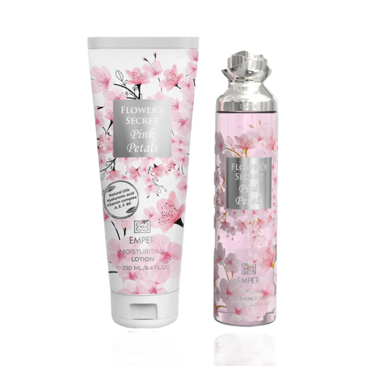 Gift Set Flower's Secret Pink Petals by Emper 2 Pcs
