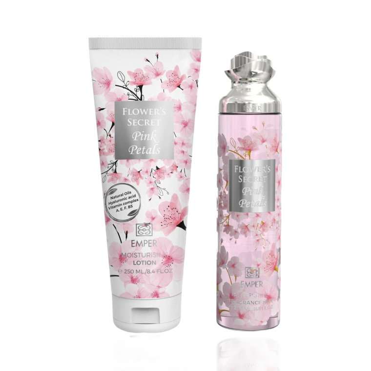 Gift Set Flower's Secret Pink Petals by Emper 2 Pcs