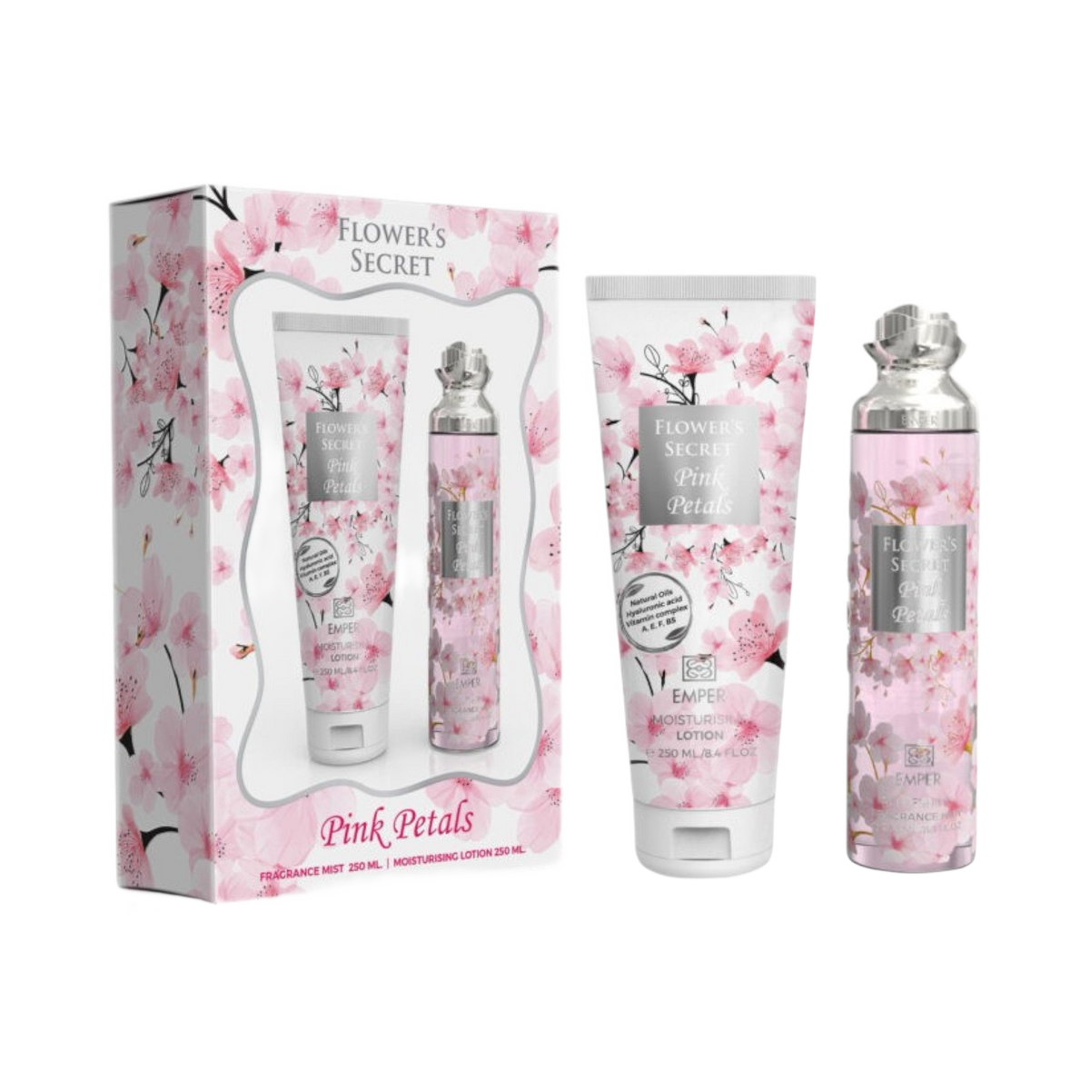 Gift Set Flower's Secret Pink Petals by Emper 2 Pcs