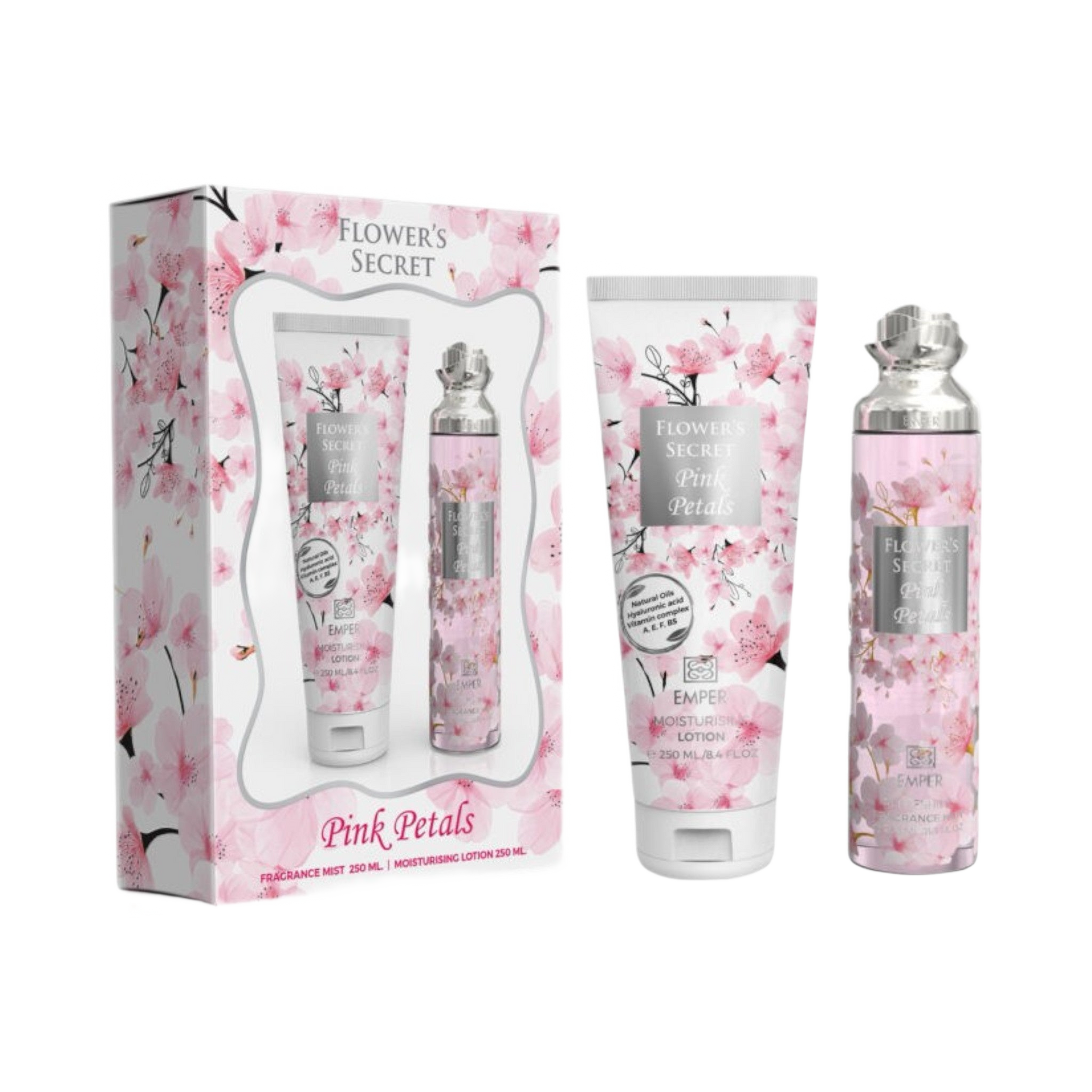 Gift Set Flower's Secret Pink Petals by Emper 2 Pcs