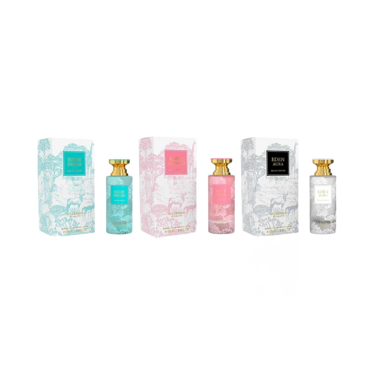Eden By Milestone Combo 3 Pcs 3.4 Oz EDP