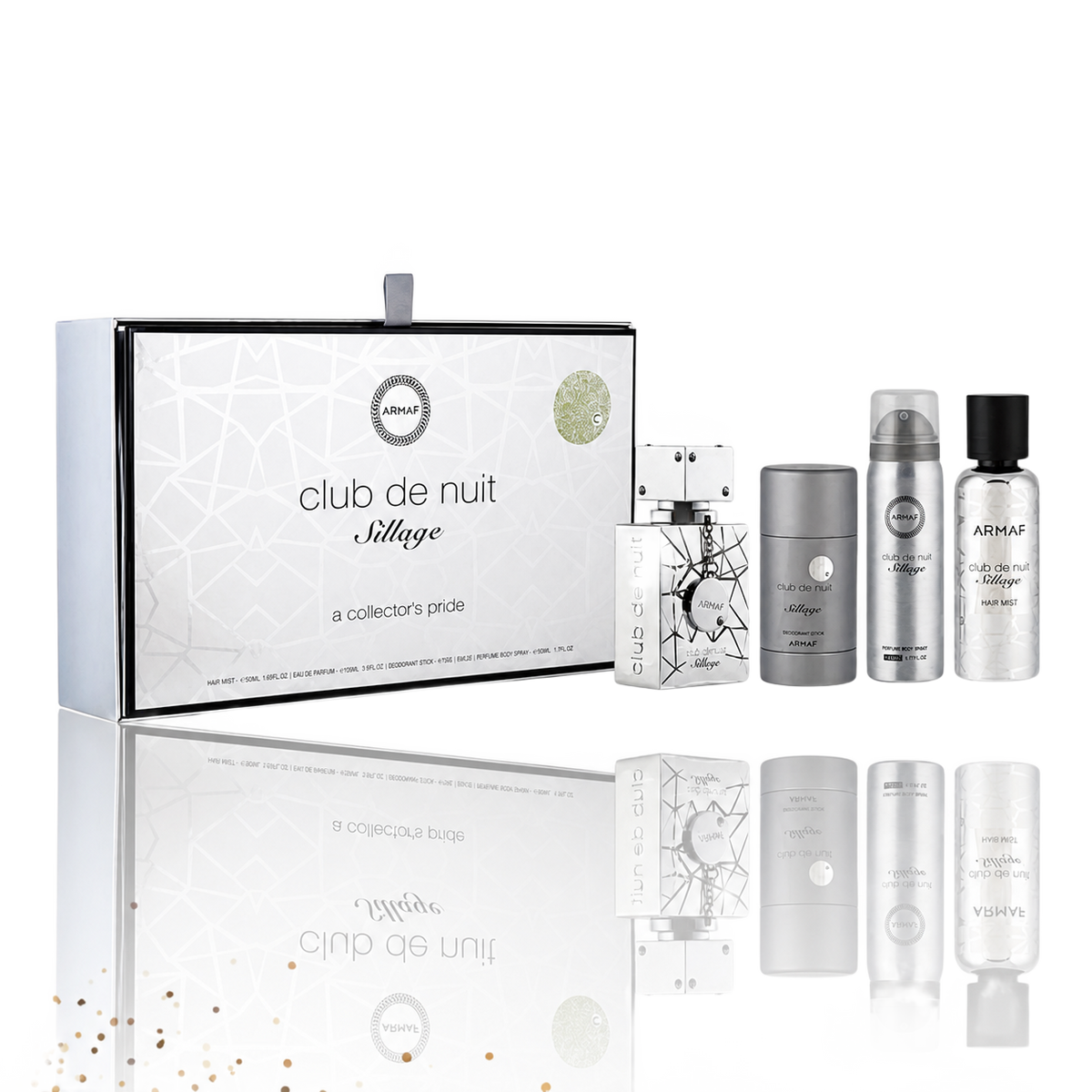 Club De Nuit Sillage By Armaf Gift Set 4 Pcs EDP