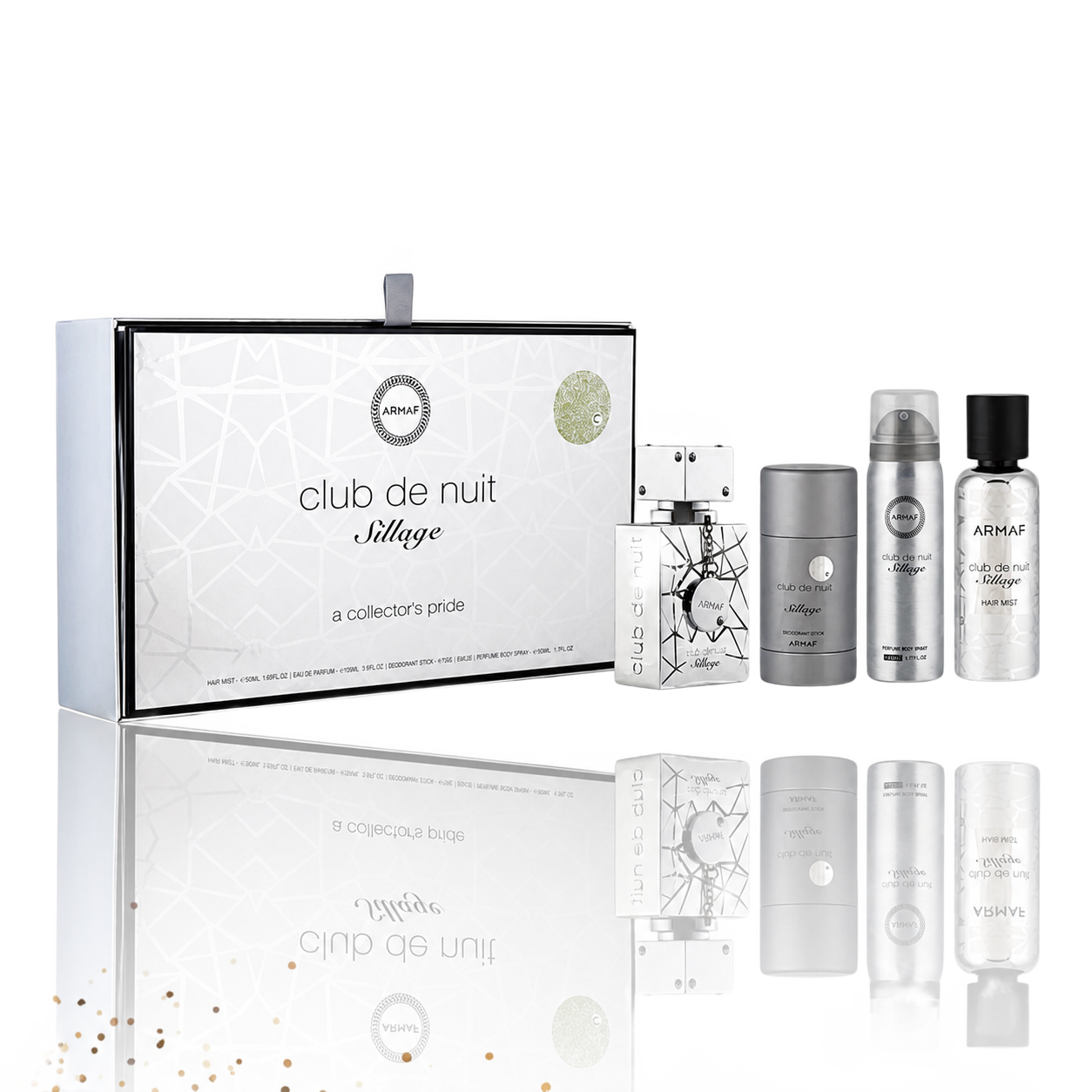 Club De Nuit Sillage By Armaf Gift Set 4 Pcs EDP