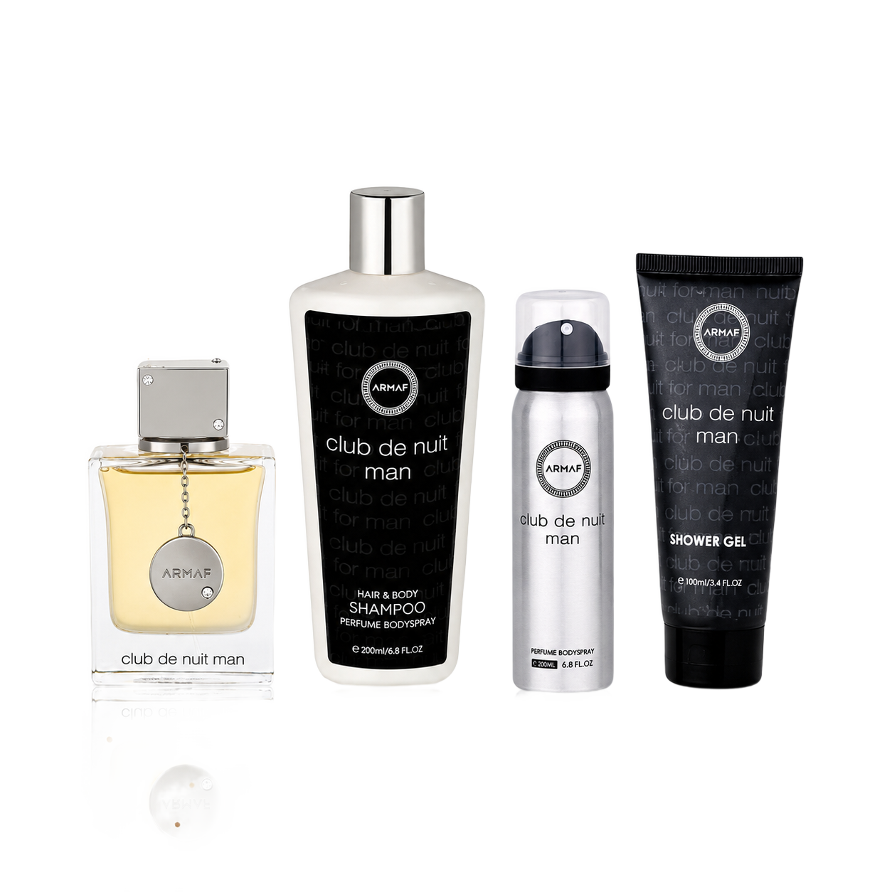 Club de Nuit Men Gift Set 4 Pcs By Armaf  3.4 Oz