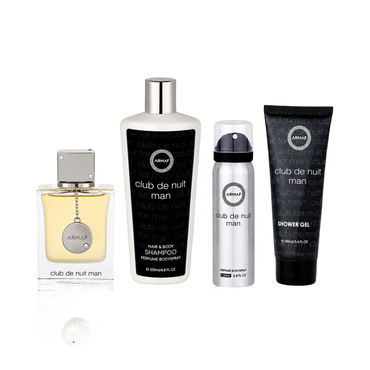 Club de Nuit Men Gift Set 4 Pcs By Armaf  3.4 Oz