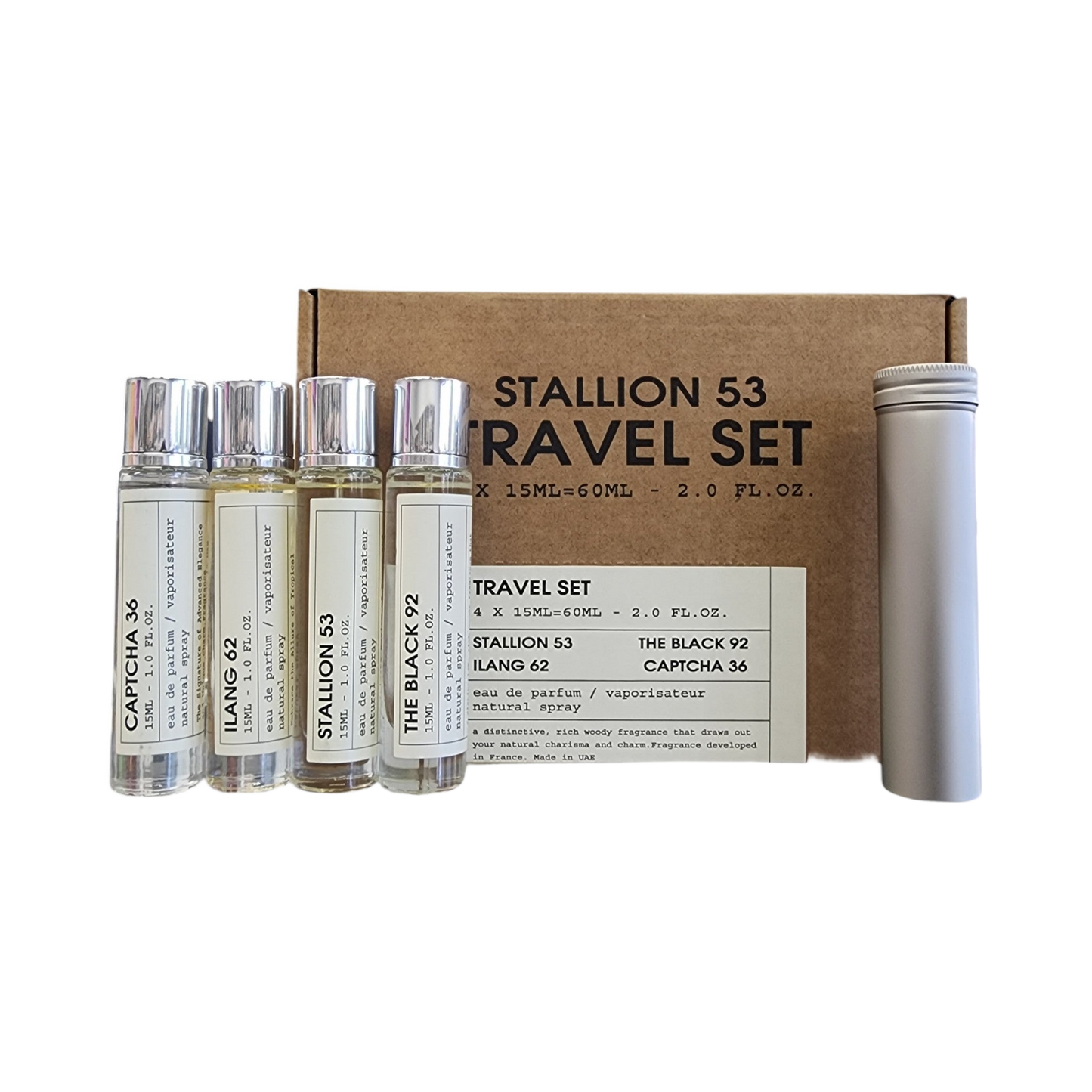 Stallion 53 Travel Set 4 Pieces x 15ml Eau de Parfum